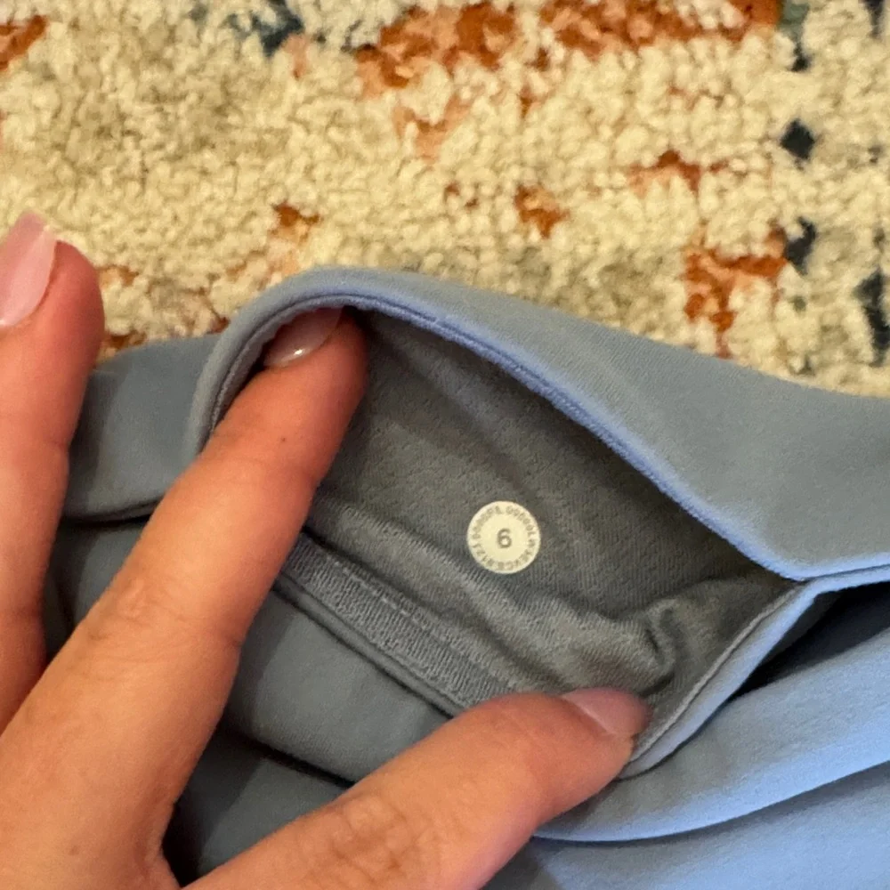 Lululemon blue/gray Flared Pants - Picture 2 of 6